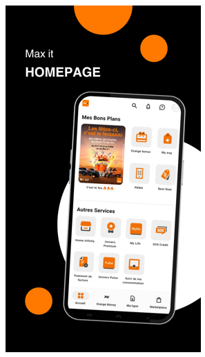 1 Orange Money on Max it - Homepage